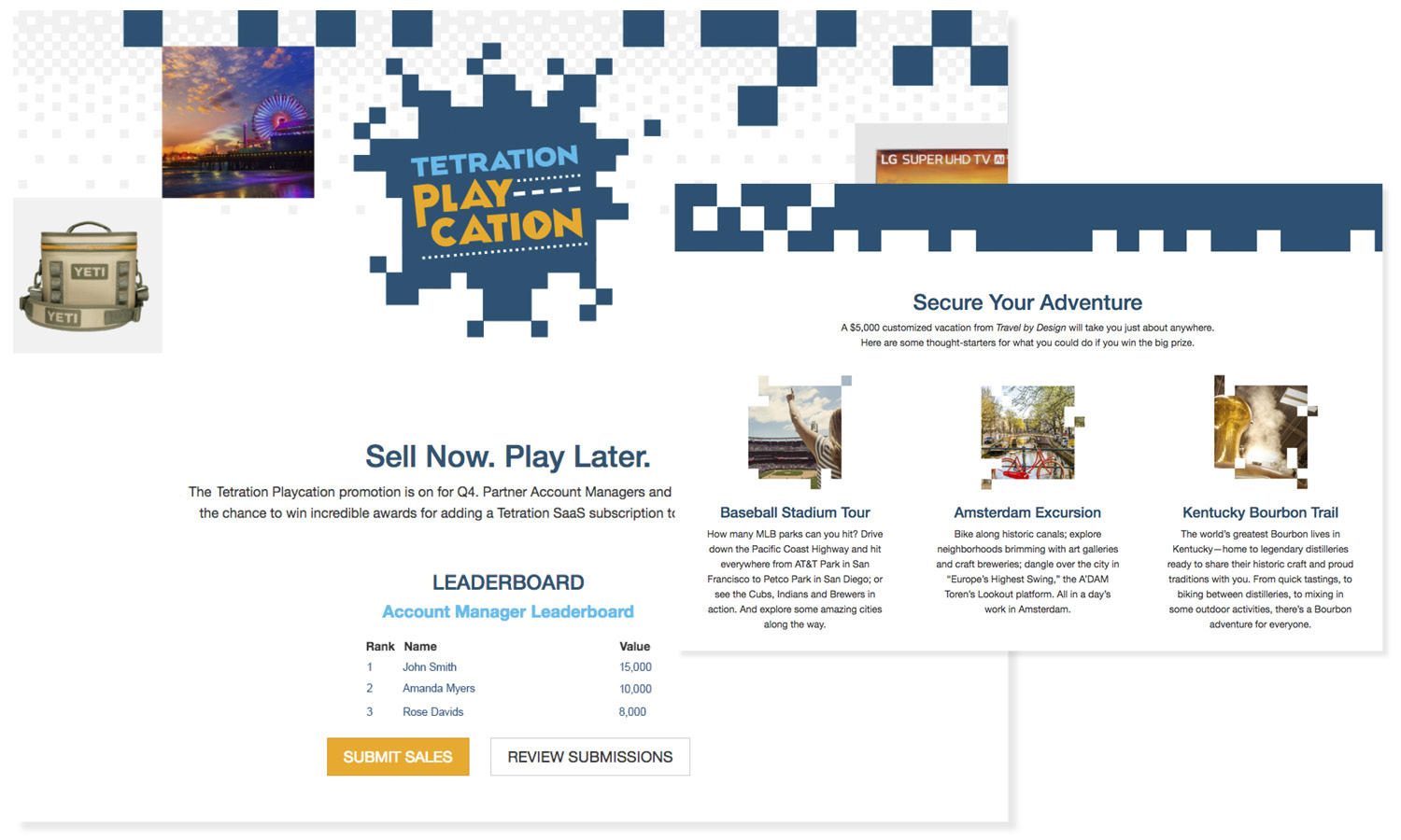 example of travel award incentive